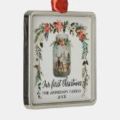 初めてのクリスマス冬のフローラディアファミリー メタルオーナメント (右)