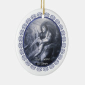 初めてのクリスマス天国オーナメント セラミックオーナメント (右)