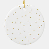 初めてのクリスマス夫妻の陶磁器オーナメント セラミックオーナメント (裏面)