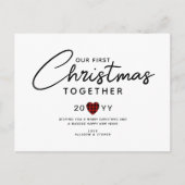 初めてのクリスマス夫婦 シーズンポストカード (正面)