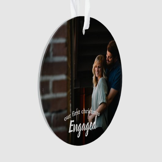 初めてのクリスマス婚約したな|の写真 オーナメント (正面)