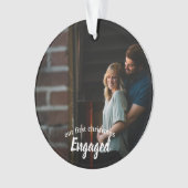 初めてのクリスマス婚約したな|の写真 オーナメント (正面)