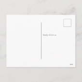 初めてのクリスマス婚約したのフォトオーバーレイ名 シーズンポストカード (裏面)