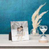 初めてのクリスマス婚約したフォトカッパースクリプト フォトプラーク (インサイチュ)