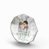 初めてのクリスマス婚約したフォトパイングリーンスクリプト フォトブロック (右)