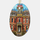 初めてのクリスマス新しいホームフォトオーナメント セラミックオーナメント (左)