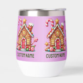 初めてのクリスマス新しいホーム引用文ラヴエンドウォーターボトル (左面)