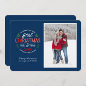 初めてのクリスマス氏&ミセス・サークル1の写真 | シーズンカード (正面/裏面)