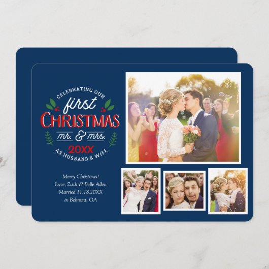 初めてのクリスマス氏&ミセス・サークル4の写真 | シーズンカード