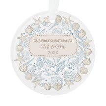 初めてのクリスマス沿岸クリスマスデコールシーシェル