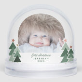 初めてのクリスマス素朴ツリー2枚 (正面)