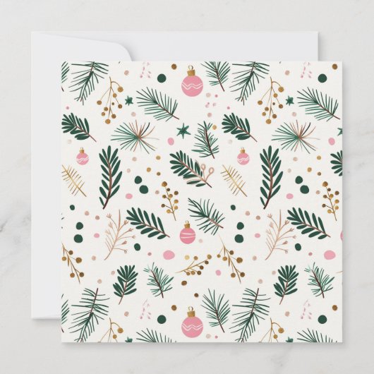 初めてのクリスマス結婚したとメリーお洒落 シーズンカード (裏面)