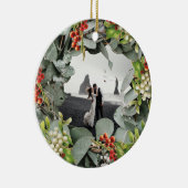 初めてのクリスマス結婚したはMr.フォト夫人 セラミックオーナメント (右)