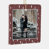 初めてのクリスマス結婚したはMr.フォト夫人 セラミックオーナメント (右)