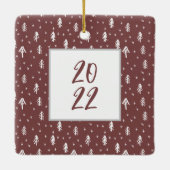 初めてのクリスマス結婚したはMr.フォト夫人 セラミックオーナメント (裏面)