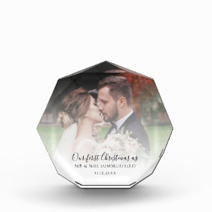 初めてのクリスマス結婚したを写真と結婚してカスタムいる フォトブロック