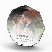 初めてのクリスマス結婚したウエディングデイカップルフォト フォトブロック (右)