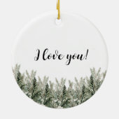 初めてのクリスマス結婚したオーナメントミスター&ミセス セラミックオーナメント (裏面)