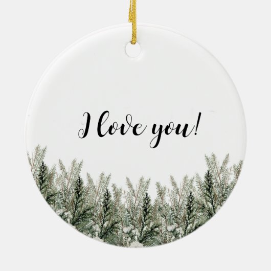 初めてのクリスマス結婚したオーナメントミスター&ミセス セラミックオーナメント (裏面)