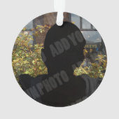 初めてのクリスマス結婚したフローラ オーナメント (裏面)