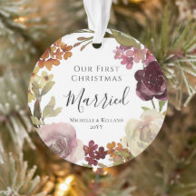 初めてのクリスマス結婚したフローラ