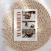 初めてのクリスマス結婚した3枚の写モダン真 シーズンカード