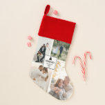 初めてのクリスマス結婚したMr.And Mrs. 4 Photo Collage クリスマスストッキング<br><div class="desc">カップルカスタムとして彼らの初めてのクリスマスのための新婚のための美しい写真のクリスマス結婚したストッキング。氏ミセスクリスマス4フォトコラージュストッキングのカップルの得た結婚した。こカスタマイズこのカップルあなたの写真と文字にクリスマスストッキング。理想的なカスタムストッキング結婚の贈り物。</div>