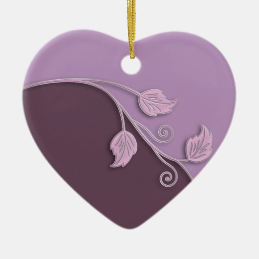 初めてのクリスマス結婚のオーナメント セラミックオーナメント (正面)