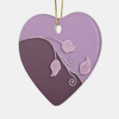 初めてのクリスマス結婚のオーナメント セラミックオーナメント (左)