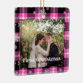 初めてのクリスマス結婚ズPic 2022セラミックオーナメント セラミックオーナメント (右)