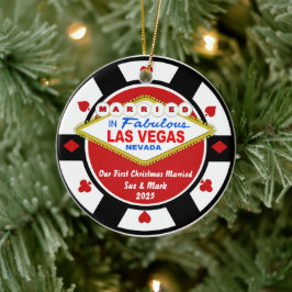 初めてのクリスマス結婚Ｖｅｇａｓオーナメント２０２５ セラミックオーナメント