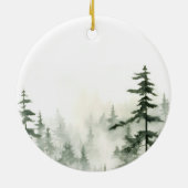 初めてのクリスマス退職したギフト セラミックオーナメント (裏面)