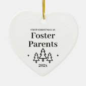 初めてのクリスマス里親2025 セラミックオーナメント (正面)