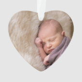 初めてのクリスマス3人家族 オーナメント (裏面)