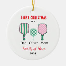 初めてのクリスマス3枚撮影記念の家族