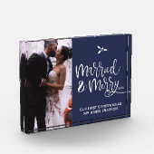 初めてのクリスマス |お結婚したよびメリー写真 フォトブロック (左)