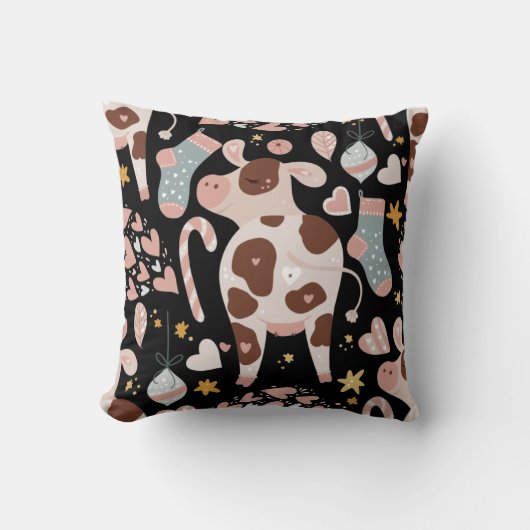 初めてのクリスマス クッション (正面)