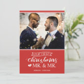 初めてのクリスマス 〜ゲイカップルの結婚記念日〜 シーズンカード (スタンド正面)