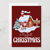 初めてのクリスマス シーズンカード (正面/裏面)