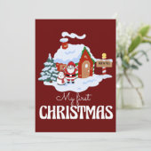 初めてのクリスマス シーズンカード (スタンド正面)