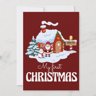 初めてのクリスマス シーズンカード