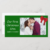初めてのクリスマス シーズンカード (正面/裏面)