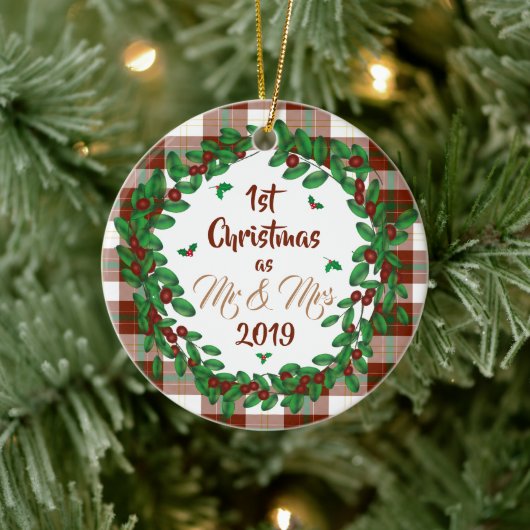 初めてのクリスマス セラミックオーナメント (ツリー)