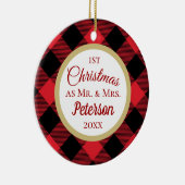 初めてのクリスマス セラミックオーナメント (右)