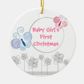 初めてのクリスマス セラミックオーナメント (正面)