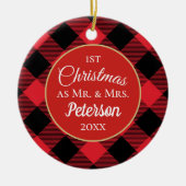 初めてのクリスマス セラミックオーナメント (正面)