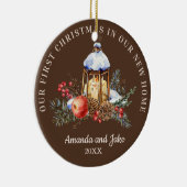 初めてのクリスマス セラミックオーナメント (右)