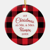 初めてのクリスマス セラミックオーナメント (正面)