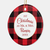 初めてのクリスマス セラミックオーナメント (左)