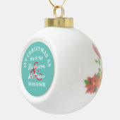 初めてのクリスマス セラミックボールオーナメント (右)